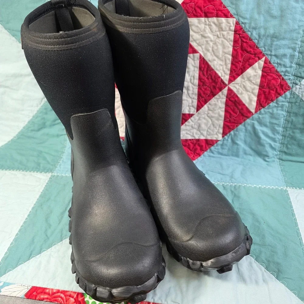 Bogs Mens Mason Mid Neo-Tech Insul. Waterproof Rain Boots Black 79045-011 Size 9